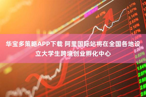 华宝多策略APP下载 阿里国际站将在全国各地设立大学生跨境创业孵化中心